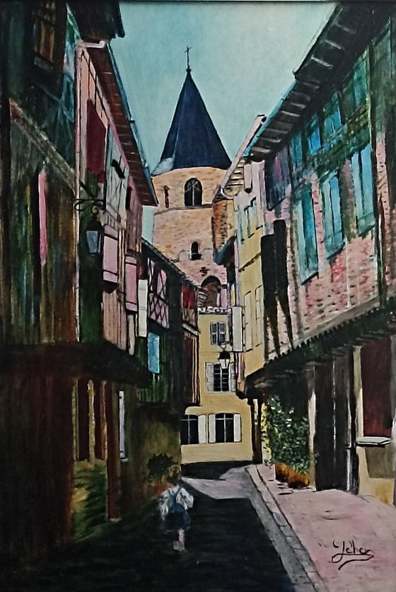 Village and child