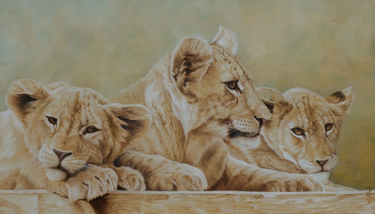 We three will be kings one day. by Pauline Sharp
