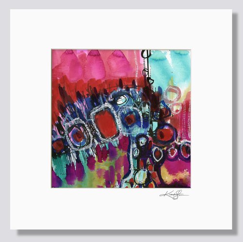I Dance With Color In The Magical Garden 8 - Abstract Painting by Kathy Morton Stanion by Kathy Morton Stanion