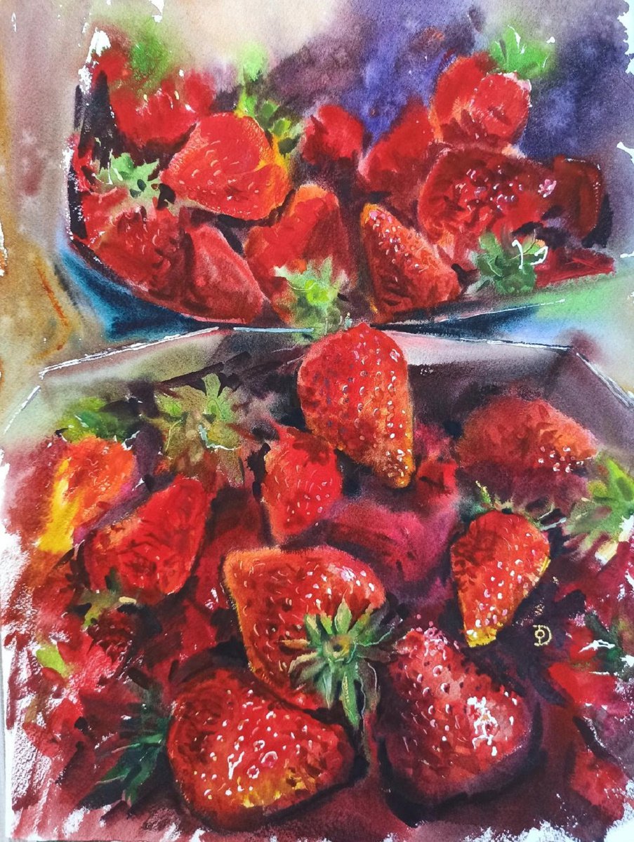 Strawberries by Olga Drozdova