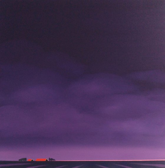The start of a deep purple night (June)