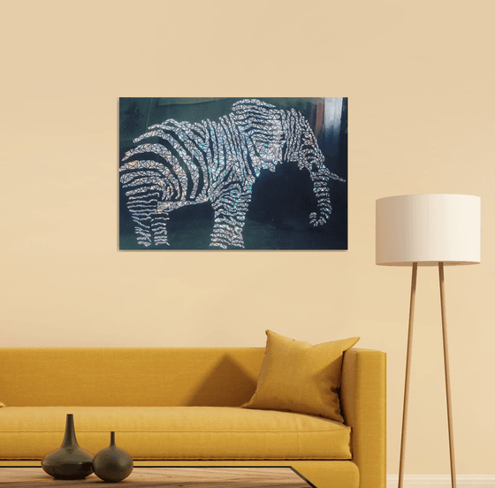 Big Elephant abstract