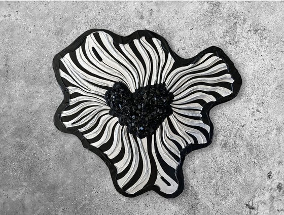 Silver fantasy flower 3