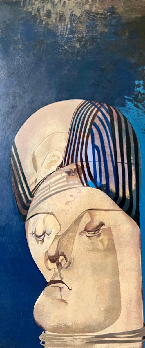 BLUE PORTRAIT by Marina Dilanyan