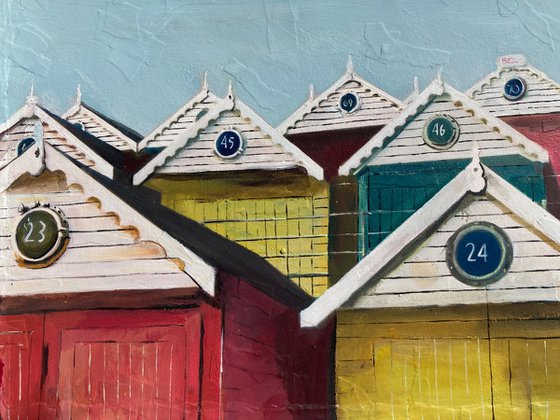 Seaside Beach Huts, Essex