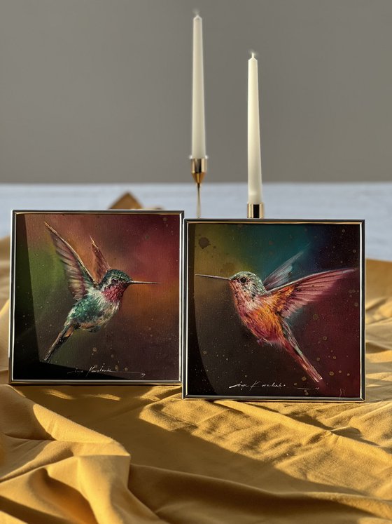 The dreamy sky of hummingbirds