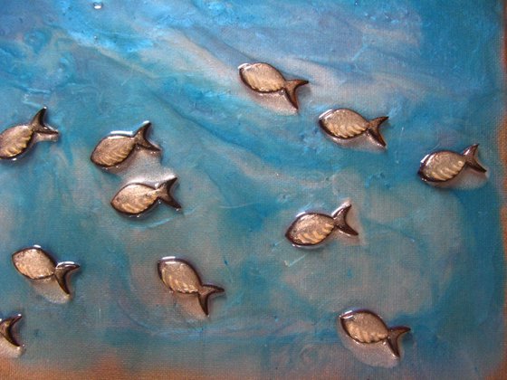 Fishes in the sea