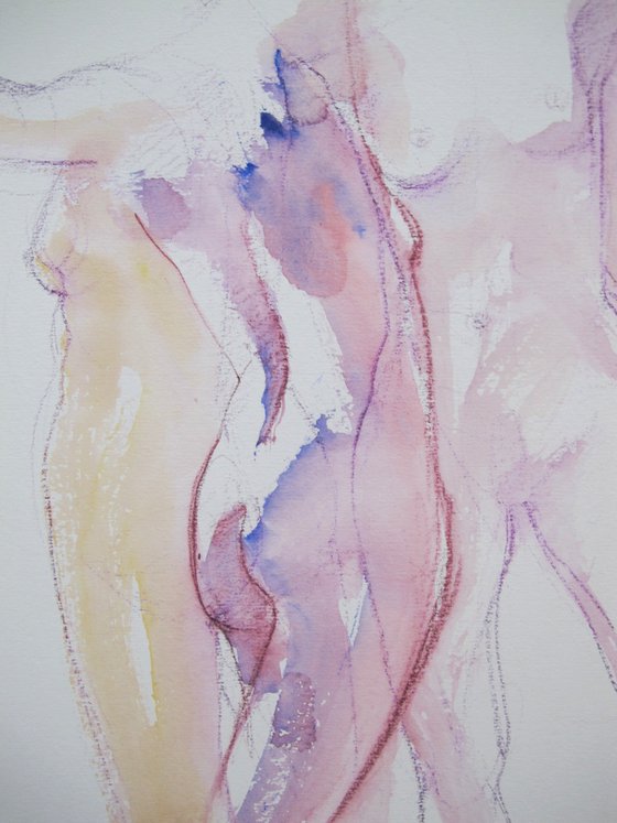 Overlapping nudes