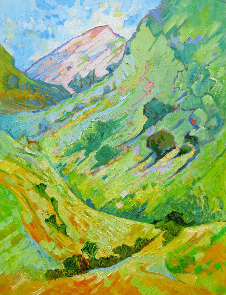 Derbyshire Hills Landscape by Mary Kemp