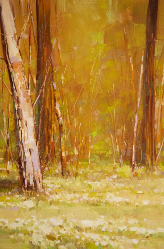 Fall Landscape oil Painting One of a kind