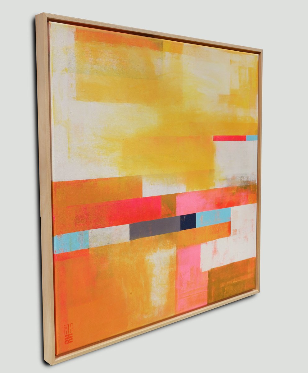 Untitled in Soft Orange by Ronald Hunter