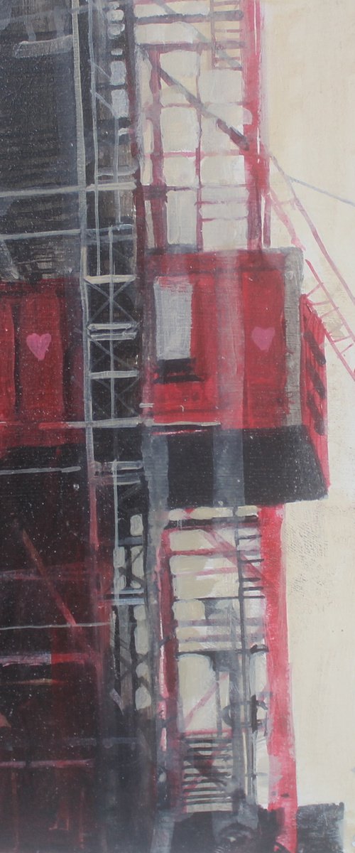 Building site Victoria, London by Julian Sutherland-Beatson