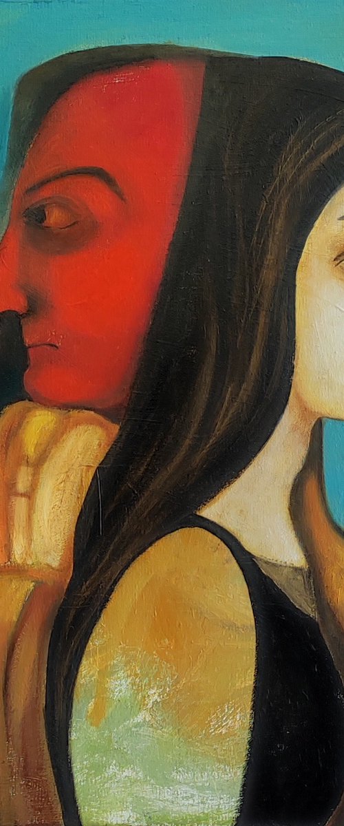 The red face by Anna Soghomonyan