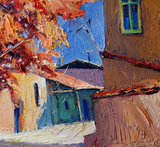 Autun Tree and Farmhouse