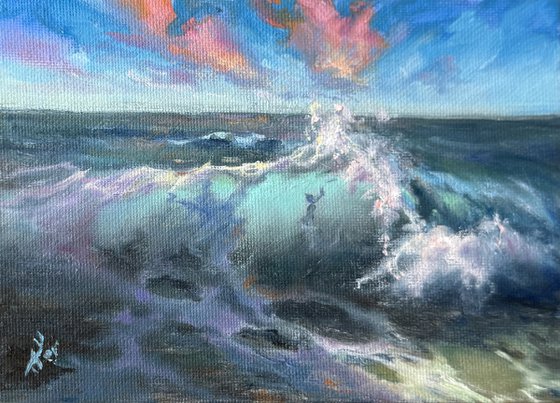 Liberation. Evening by the Sea