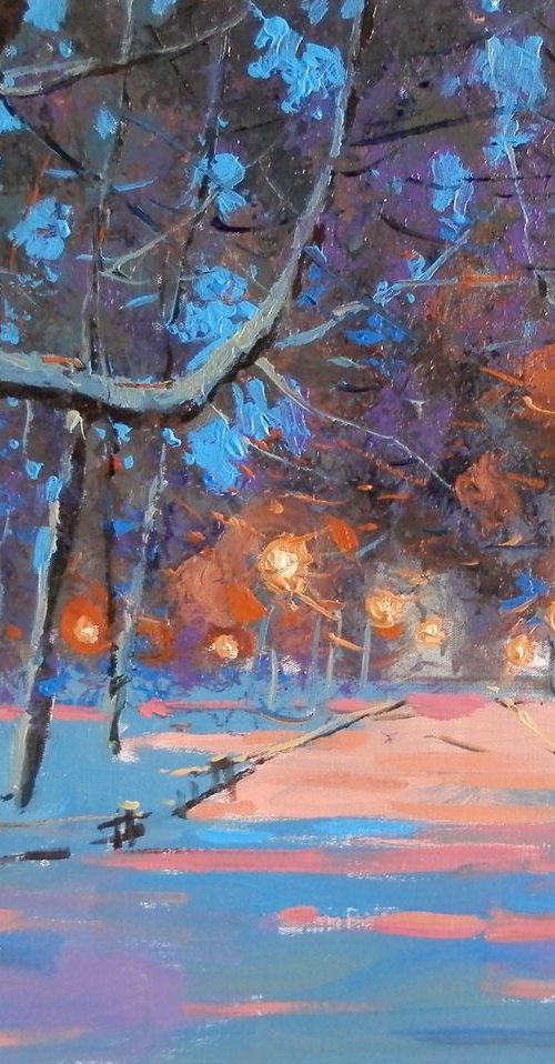 winter alley by Sergey  Kachin