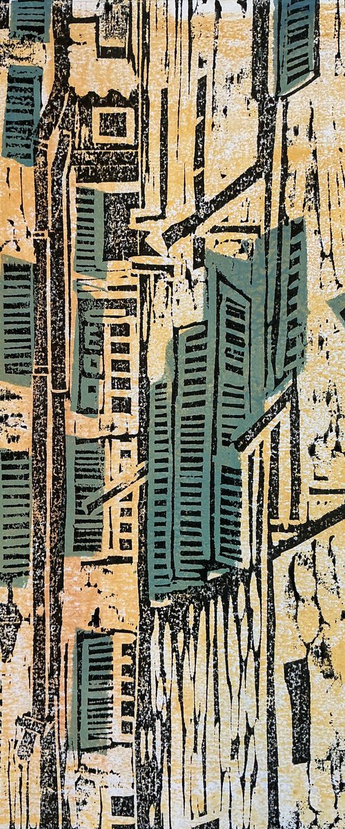 Apartment Buildings by Sandra Haney