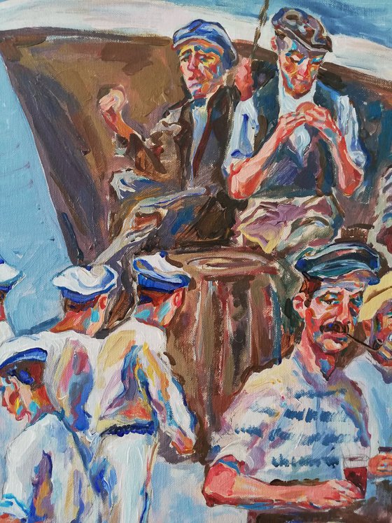 Sailors Taking a Break