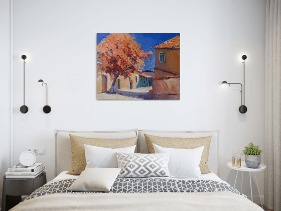 Autun Tree and Farmhouse