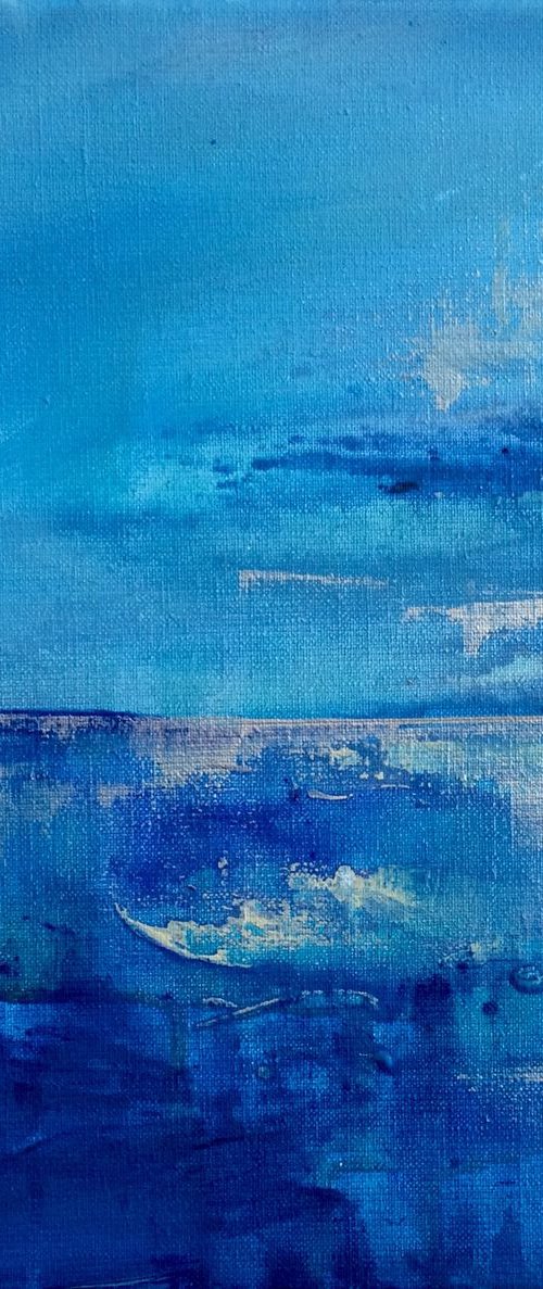 Blue Dream - Abstract Seascape by Gesa Reuter