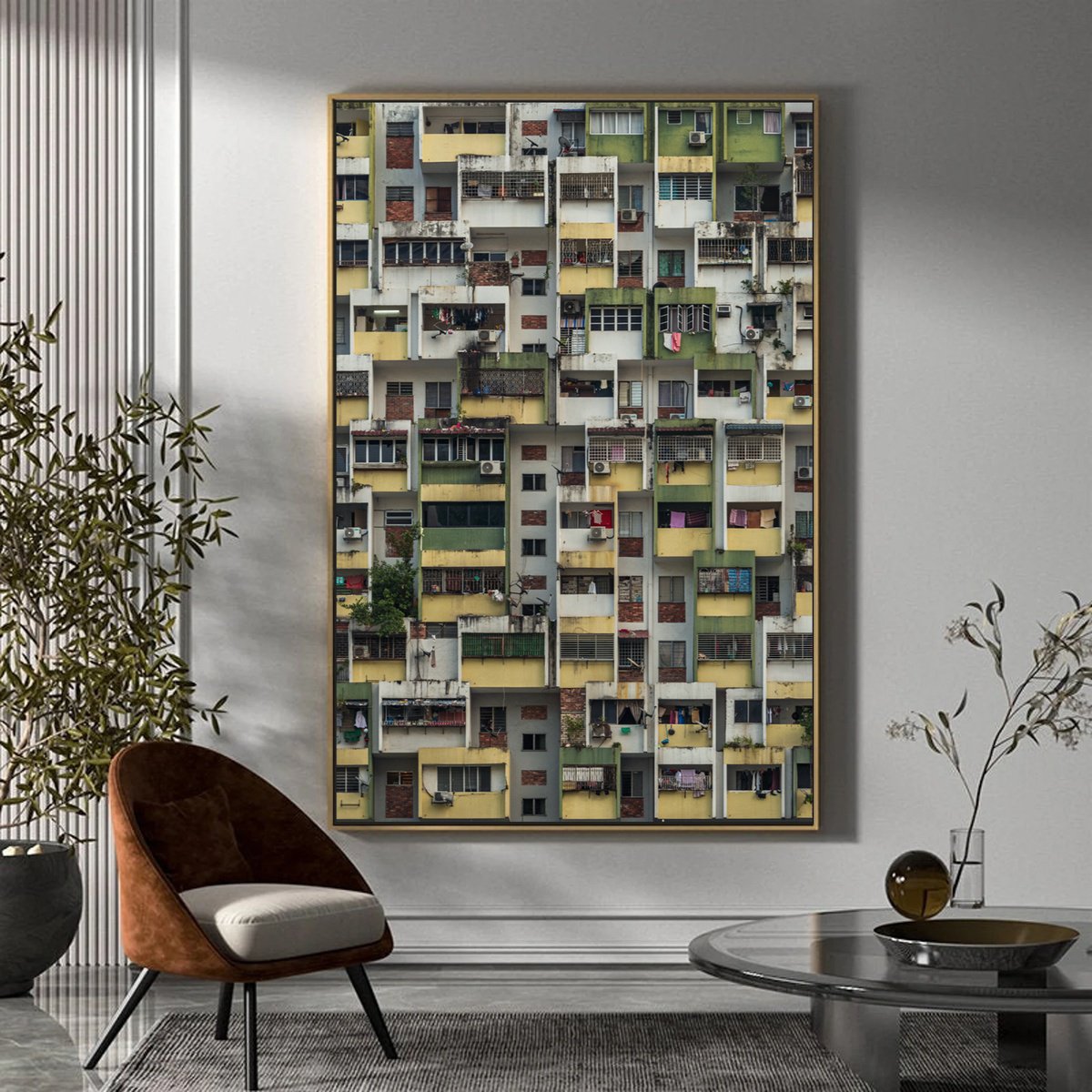 Abstract Photograph By Serge Horta, 27 X 40", Vertical Domino No.2, Original Artwork