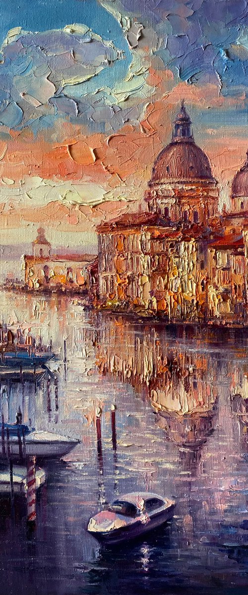 "Venice"original oil painting by Artem Grunyka