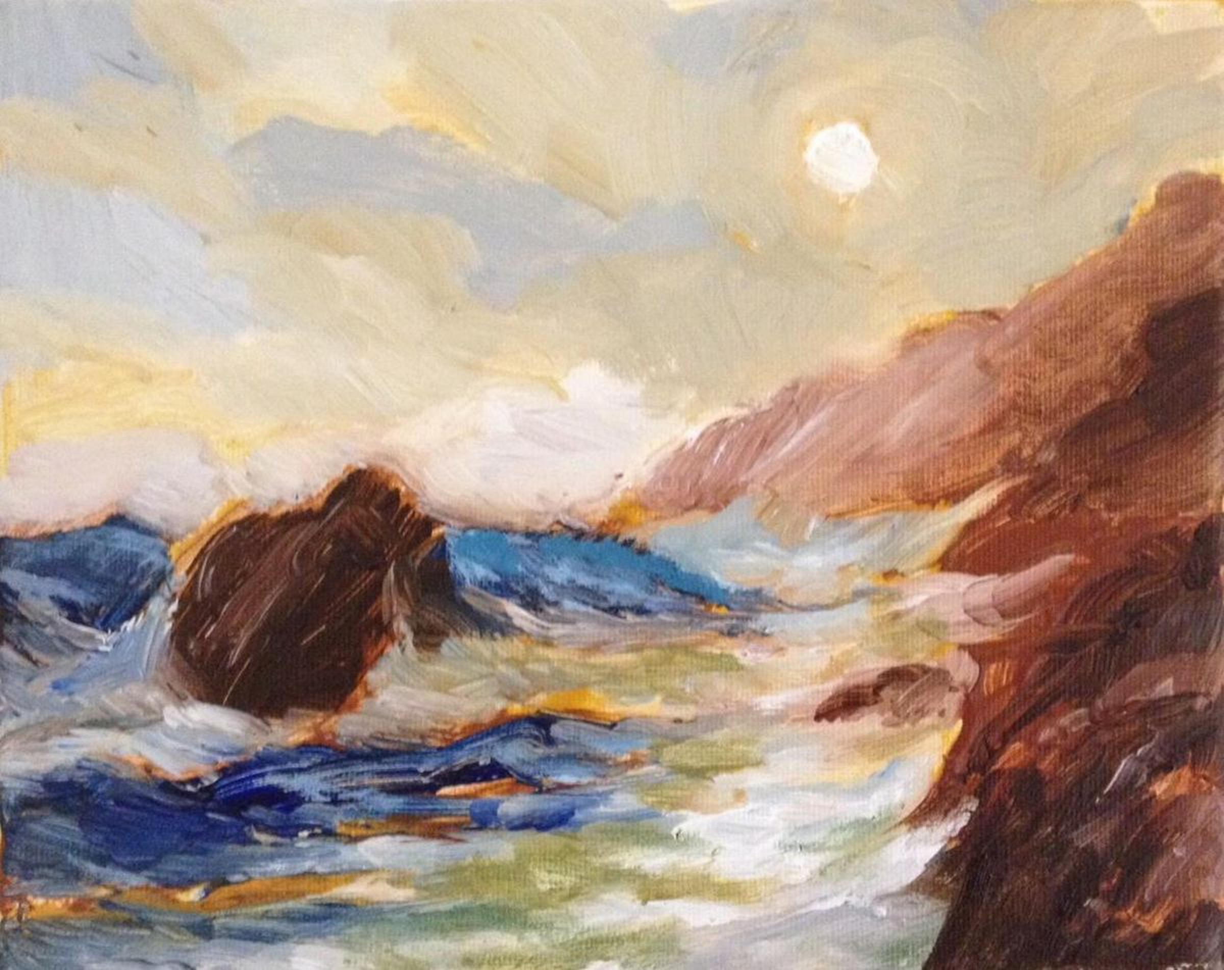 Moon Over Dark Waves By Rod Norman Artfinder