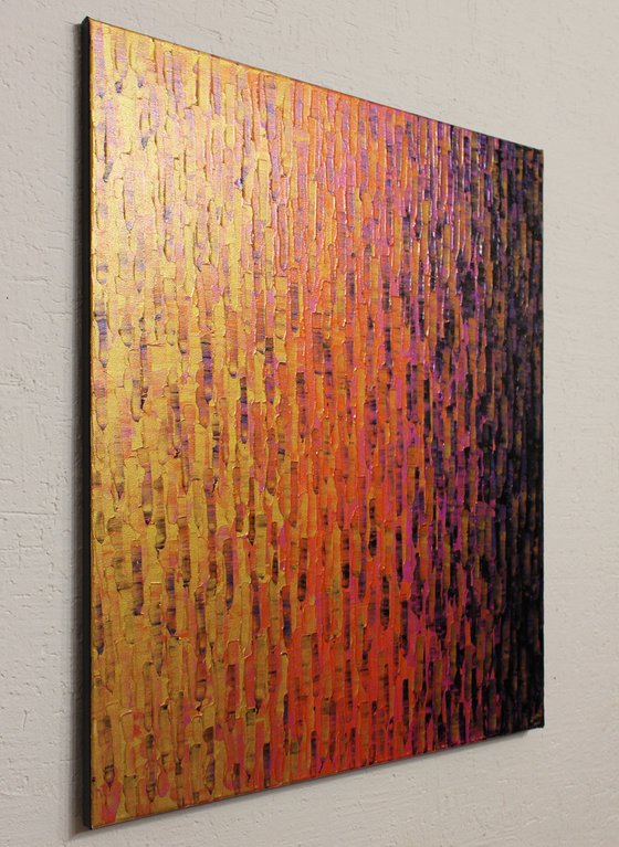 Gold orange pink gradient