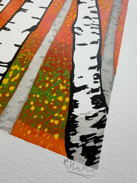 Autumnal Birches