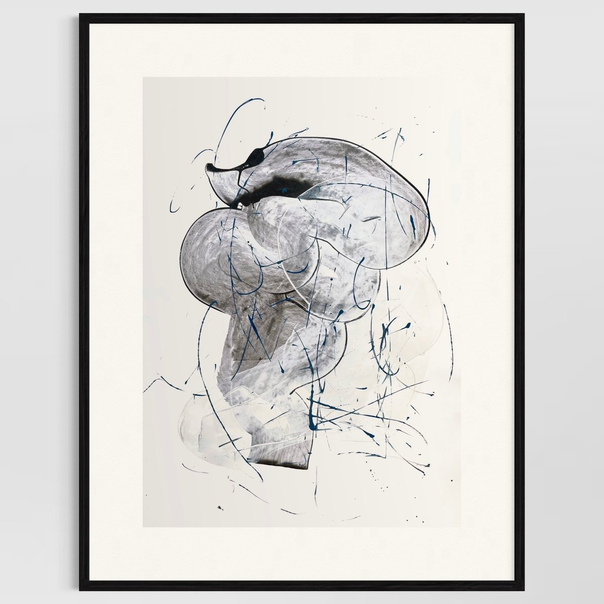 Abstract Painting By Evgenia Makarova, 17 X 23, Abstract Composition ? 179, Original Artwork