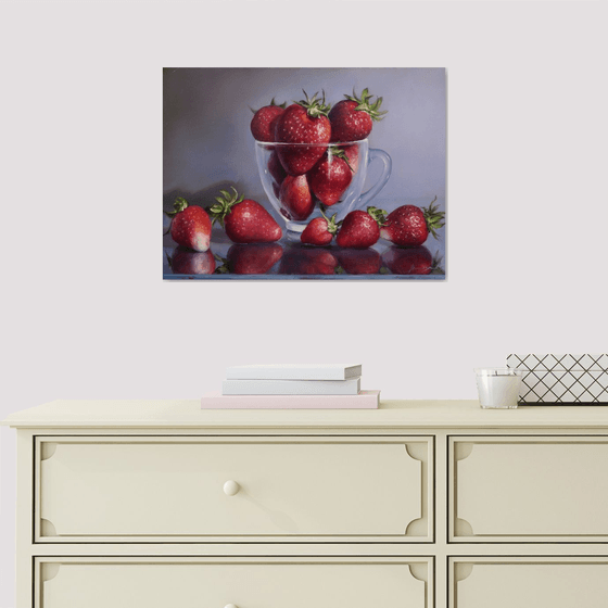 "Still life with strawberries"