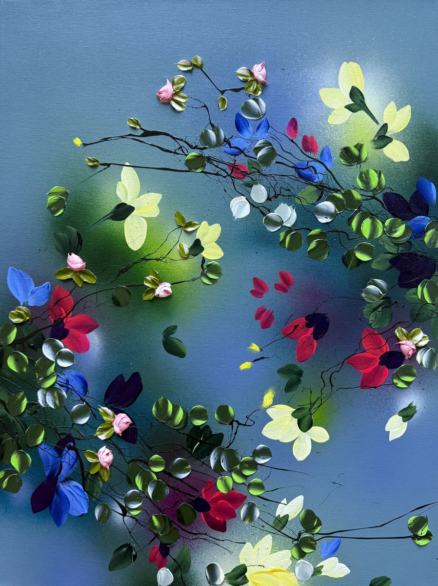 Fragments Of A Garden Ii By Anastassia Skopp, 24 X 31, Artwork For Sale On Artfinder