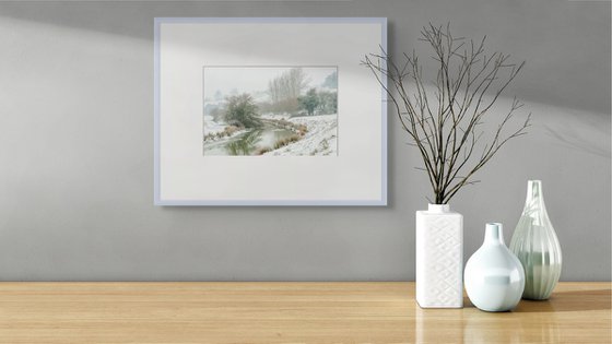 River Tillingham in the Snow.