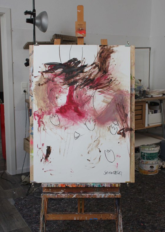 She Paints Outside the Lines No. 8