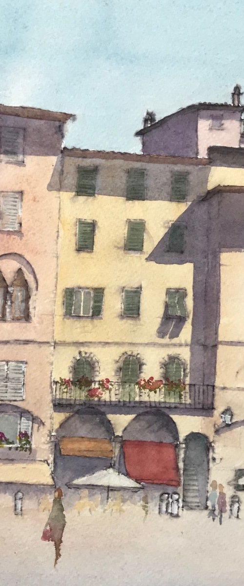 Piazza San Michele, Lucca - Tuscany by JANE  DENTON