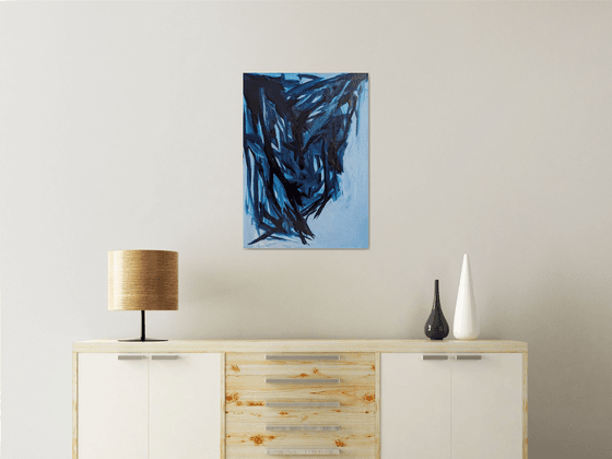 Blue Abstract Painting