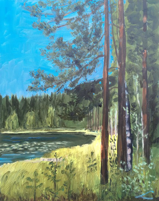 Pastor's lake trees 5