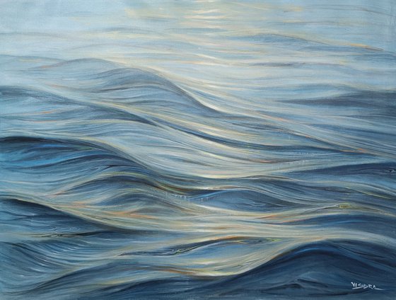 Waves 4, 38x50 in