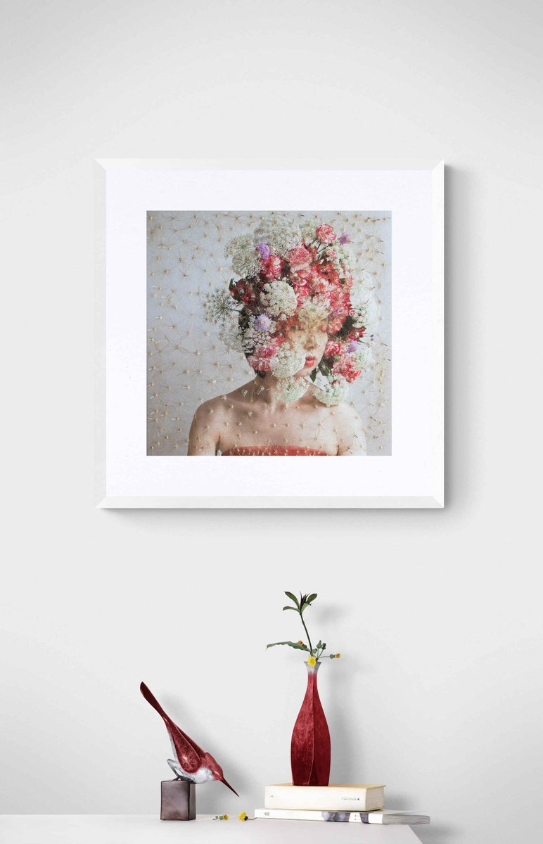 Expressive Portrait Photograph By Ziesook You, 24 X 24", Scent Of Broq-Pa 08042020D, Original Artwork