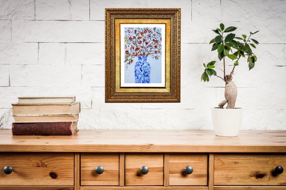 Spring Flowers in a Chinese Ginger Jar