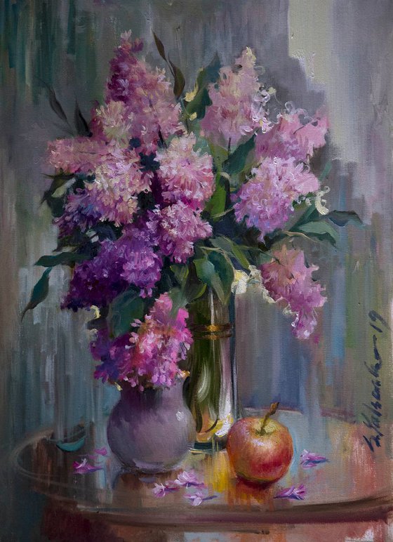 Lilac and apple