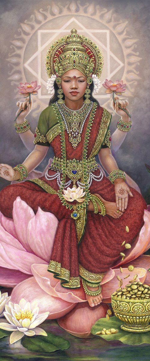 Maha Lakshmi by Dora Alis Mera Velasco