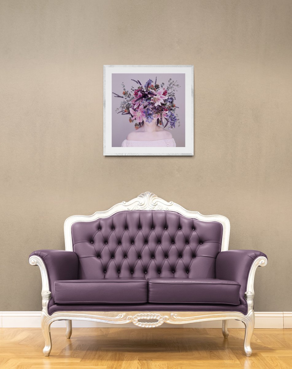 Expressive Portrait Photograph By Ziesook You, 24 X 24", Scent Of Texas 08032021, Original Artwork