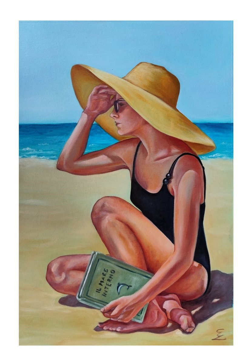 Photorealistic Oil Painting , Inner Sea By Veronica Ciccarese, 11 X 17, Artwork For Sale On Artfinder