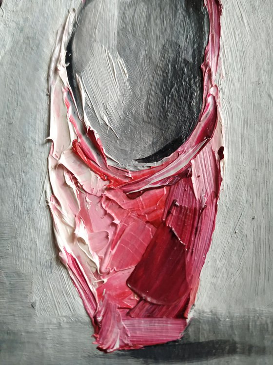 Pink lightness - oil painting ballerina, painting, ballerina, dance