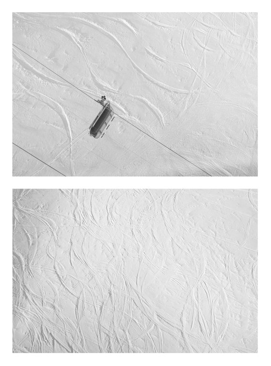 Ski Slopes Diptych