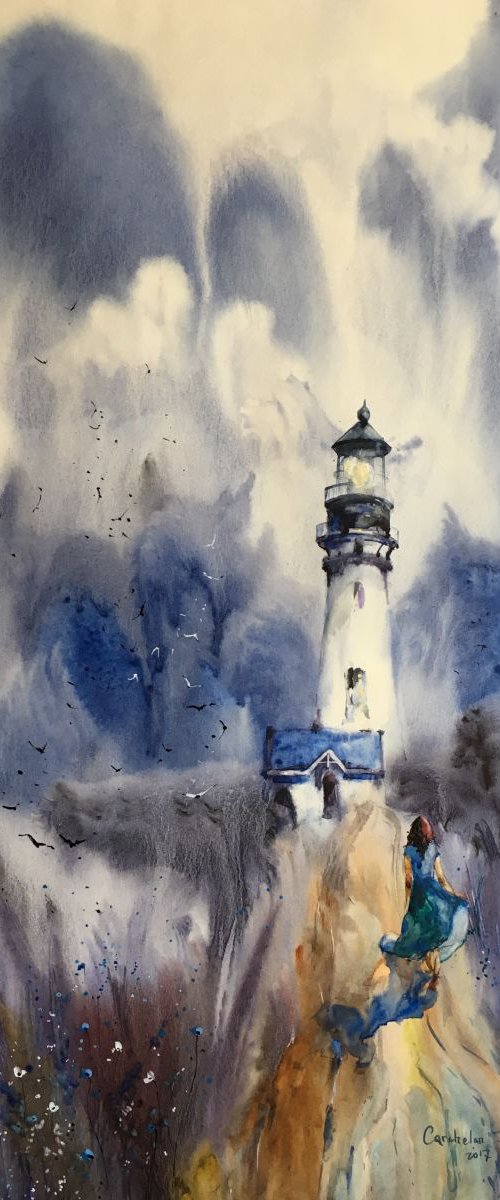Sold "Blue mood" by Iulia Carchelan