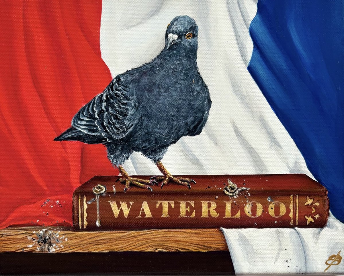 Photorealistic Still Life Acrylic Painting By Lena Smirnova, 11 X 9", Shit Happens - Waterloo, Original Artwork