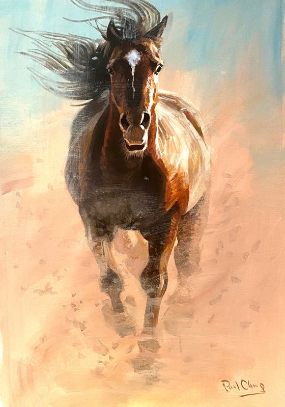 A Running Horse