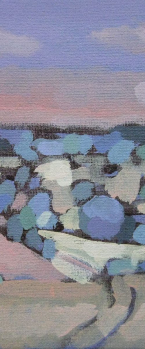 SUMMER EVENING 3. by LENKA STASTNA